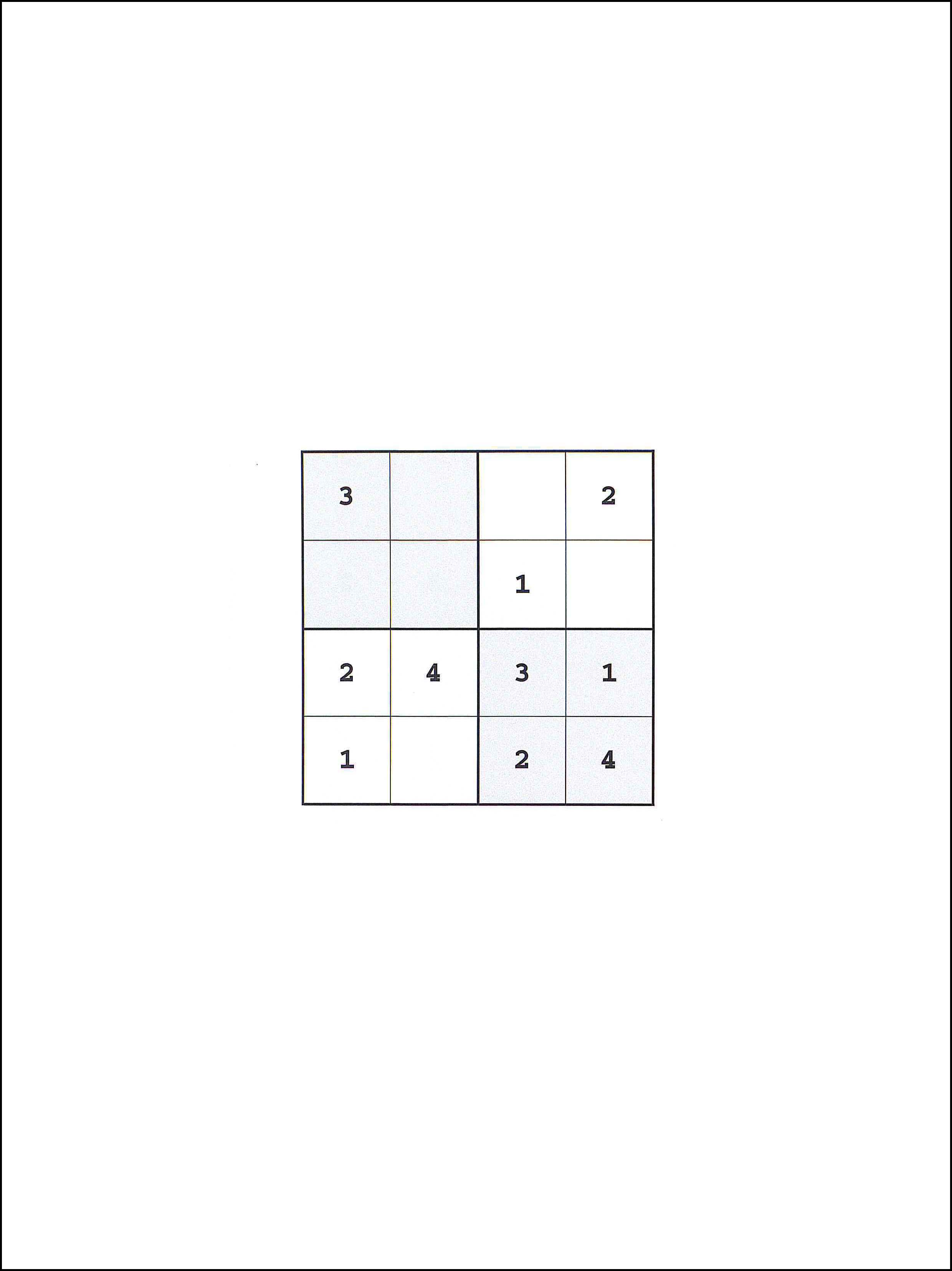 Sudoku 4x4 85