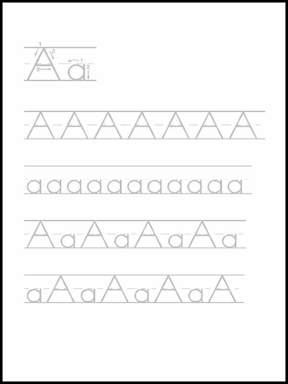 Kalligrafi Alfabet håndskrift 1
